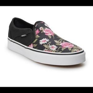 Vans Slip on Asher Roses Black